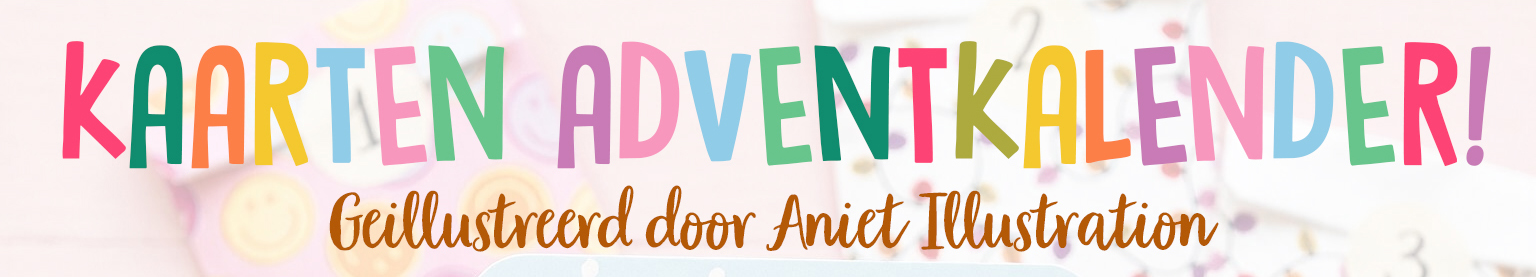 Kaarten Adventkalender - Geïllustreerd door Aniet Illustration